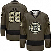 Glued Boston Bruins #68 Jaromir Jagr Green Salute to Service NHL Jersey,baseball caps,new era cap wholesale,wholesale hats